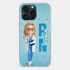 Not Just A Job, It's A Mission - Nurse Personalized Custom Clear Phone Case - Appreciation, Thank You Gift, Nurse Life, Doctor Life