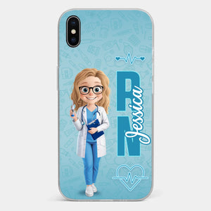 Not Just A Job, It's A Mission - Nurse Personalized Custom Clear Phone Case - Appreciation, Thank You Gift, Nurse Life, Doctor Life