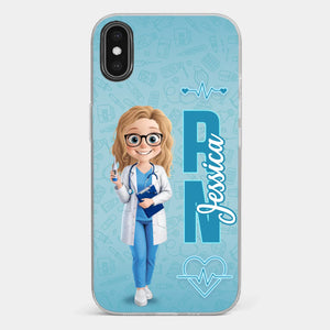 Not Just A Job, It's A Mission - Nurse Personalized Custom Clear Phone Case - Appreciation, Thank You Gift, Nurse Life, Doctor Life