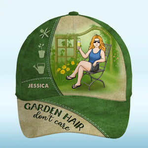 Gardening Is My Therapy - Family Personalized Custom Hat, All Over Print Classic Cap - Gift For Yourself, Best Friends, Siblings, Family Members, Gardening Lovers