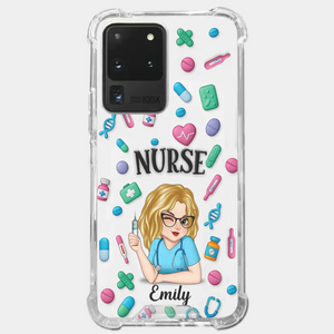 Nurse Life, Best Life - Nurse Personalized Custom 3D Inflated Effect Printed Clear Phone Case - Appreciation, Thank You Gift, Nurse Life, Doctor Life