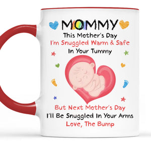 Mommy, You’re My First Home - Family Personalized Custom Mug - Mother's Day, Baby Shower Gift, Gift For First Mom, Newborn Baby