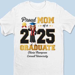 My Heart Just Graduated - Family Personalized Custom Unisex T-shirt, Premium T-shirt, Hoodie - Graduation Gift For Family Members, Siblings, Brothers, Sisters