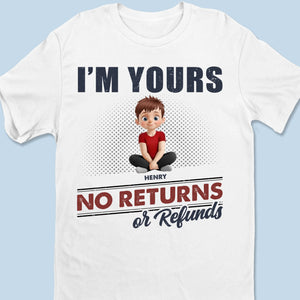 Certified Chaos, No Exchanges - Family Personalized Custom Unisex T-shirt, Premium T-shirt, Hoodie - Mother's Day, Gift For Mom, Grandma