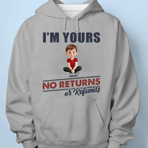 Certified Chaos, No Exchanges - Family Personalized Custom Unisex T-shirt, Premium T-shirt, Hoodie - Mother's Day, Gift For Mom, Grandma