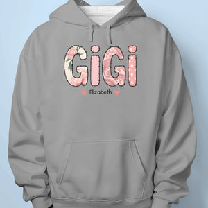 Made With Love And Grandkids - Family Personalized Custom Unisex T-shirt, Premium T-shirt, Hoodie - Mother's Day, Gift For Mom, Grandma