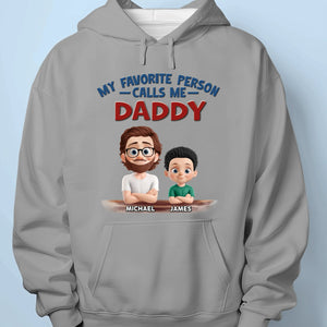 The Best Title I’ve Ever Had Is Daddy - Family Personalized Custom Unisex T-shirt, Premium T-shirt, Hoodie - Father's Day, Gift For Dad, Grandpa