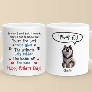 Happiness Has Four Paws - Dog Personalized Custom Mug - Father's Day, Gift For Pet Owners, Pet Lovers