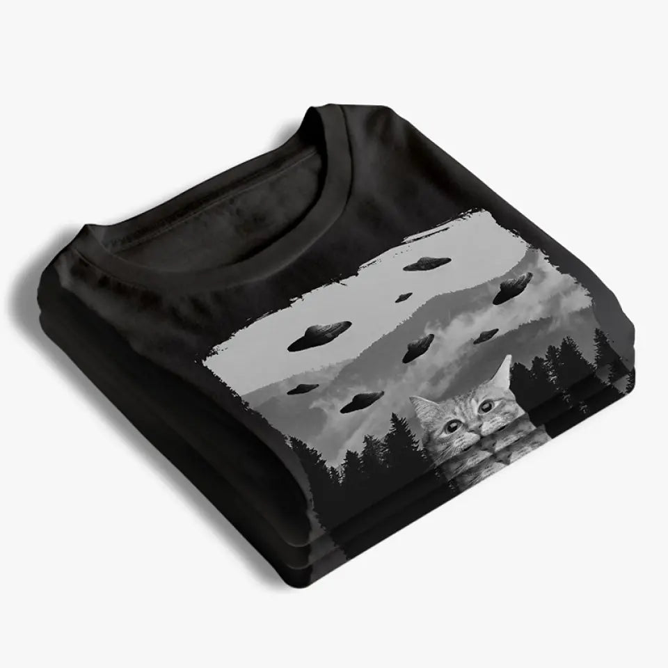 Custom Photo Pets Are Invasive Alien Species - Dog & Cat Personalized Custom Unisex T-shirt, Hoodie, Sweatshirt - Gift For Pet Owners, Pet Lovers