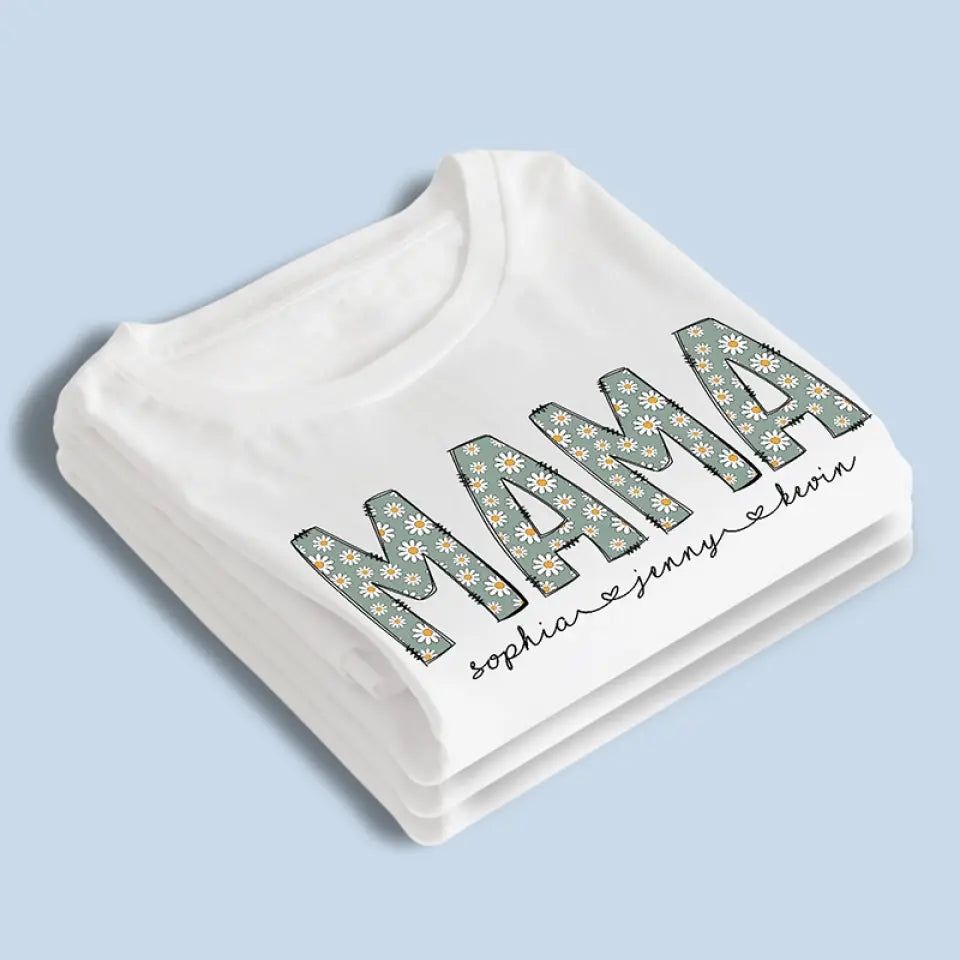 Motherhood Is Near To Divinity - Family Personalized Custom Unisex T-shirt, Hoodie, Sweatshirt - Gift For Mom, Grandma