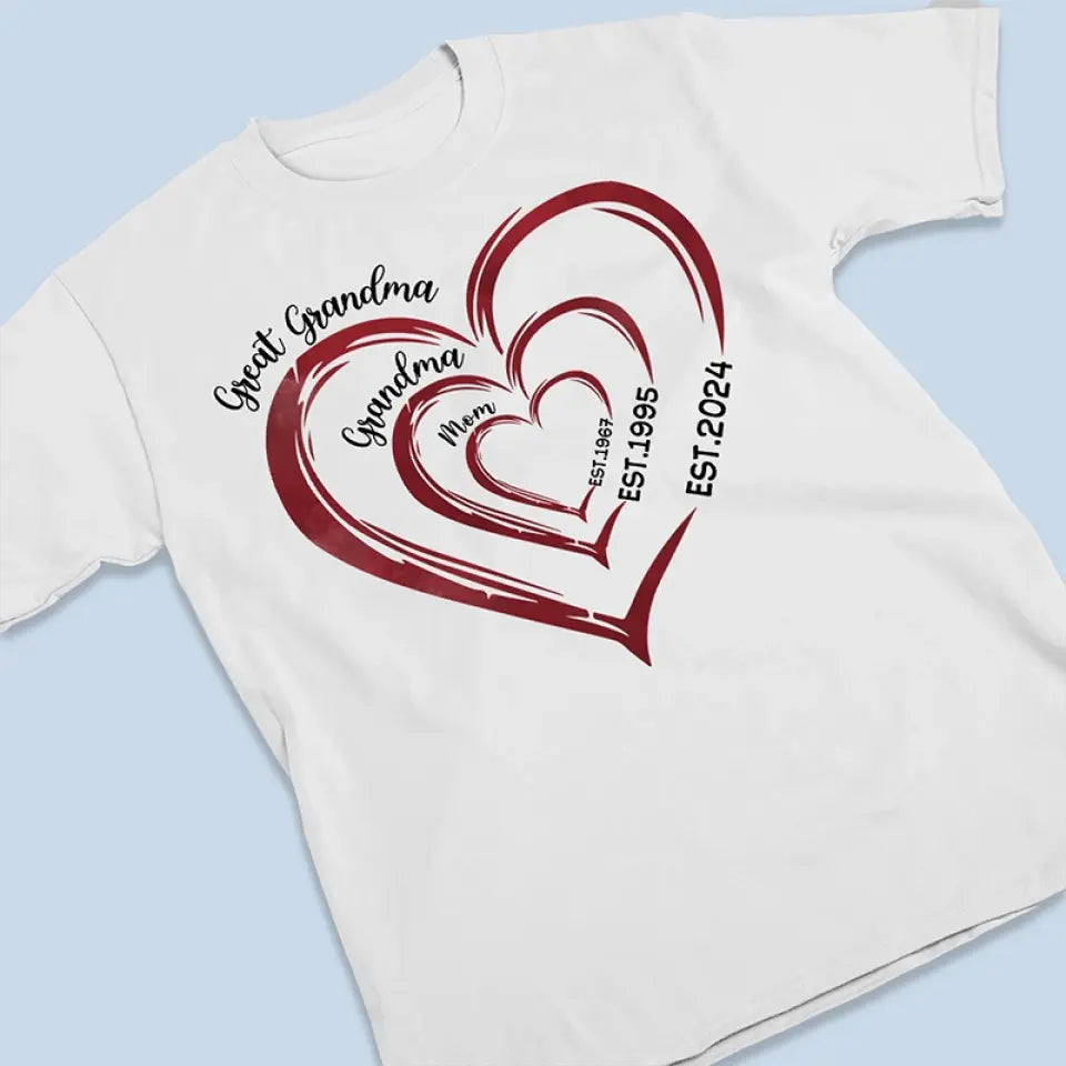 Grandma's Remarkable Journey - Family Personalized Custom Unisex T-shirt, Hoodie, Sweatshirt - Mother's Day, Gift For Mom, Grandma