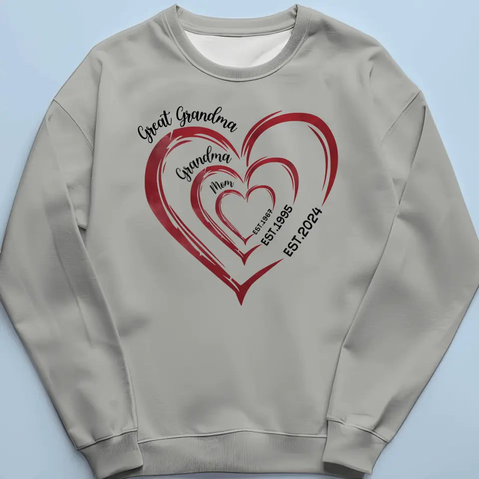 Grandma's Remarkable Journey - Family Personalized Custom Unisex T-shirt, Hoodie, Sweatshirt - Mother's Day, Gift For Mom, Grandma