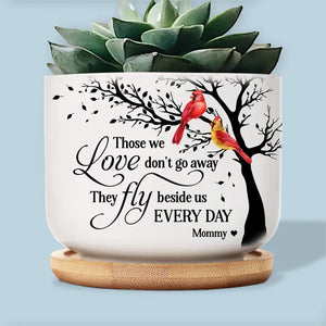 I'm Always With You - Memorial Personalized Custom Home Decor Ceramic Plant Pot - Sympathy Gift For Family Members