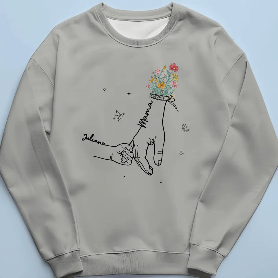 You Hold Me So Gently - Family Personalized Custom Unisex T-shirt, Hoodie, Sweatshirt - Mother's Day, Gift For Mom, Grandma