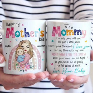 Mother’s Love Is Peace - Family Personalized Custom Mug - Mother's Day, Baby Shower Gift, Gift For First Mom