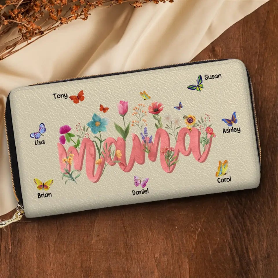 We Have The Best Mommy Ever - Family Personalized Custom Leather Long Wallet - Mother's Day, Gift For Mom, Grandma