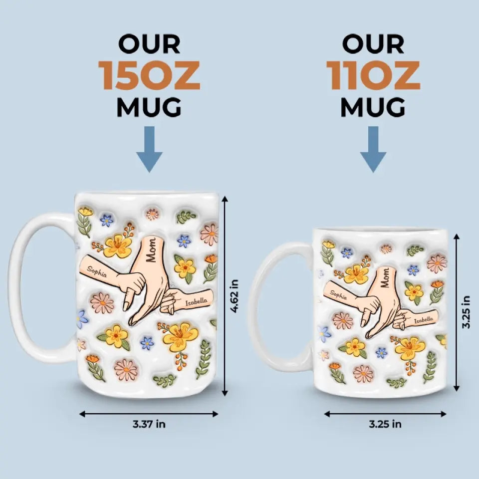 Your Love Keeps Me Warm - Family Personalized Custom 3D Inflated Effect Printed Mug - Mother's Day, Gift For Mom, Grandma
