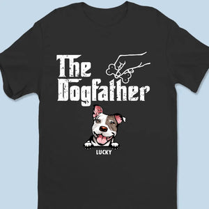 The Best Dogfather - Dog Personalized Custom Unisex T-shirt, Hoodie, Sweatshirt - Father's Day, Gift For Pet Owners, Pet Lovers