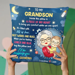 Thank You For Your Endless Love And Lessons - Family Personalized Custom Pillow - Gift From Grandma