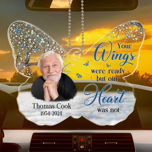 Custom Photo You Always On My Mind - Memorial Personalized Custom Car Ornament - Acrylic Custom Shaped - Sympathy Gift For Family Members