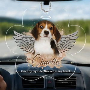 Custom Photo Your Memory Will Forever Brighten Our Days - Memorial Personalized Custom Car Ornament - Acrylic Custom Shaped - Sympathy Gift For Pet Owners, Pet Lovers