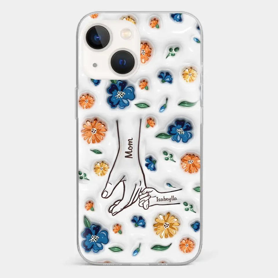 Best Mom Ever Ever - Family Personalized Custom 3D Inflated Effect Printed Clear Phone Case - Mother's Day, Gift For Mom, Grandma