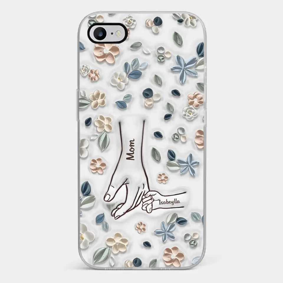 Mom, You Are My Hero - Family Personalized Custom 3D Inflated Effect Printed Clear Phone Case - Mother's Day, Gift For Mom, Grandma