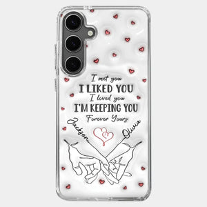 From Our First Kiss Till Our Last Breath - Couple Personalized Custom 3D Inflated Effect Printed Clear Phone Case - Gift For Husband Wife, Anniversary