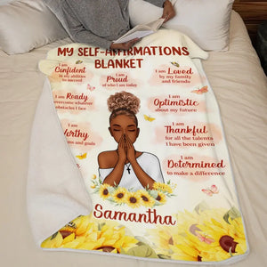 My Daily Life - Family Personalized Custom Blanket - Gift For Family Members