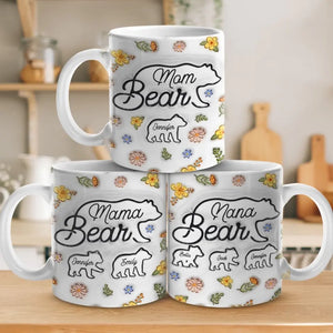 Having Somewhere To Go Is Home - Family Personalized Custom 3D Inflated Effect Printed Mug - Mother's Day, Gift For Mom, Grandma