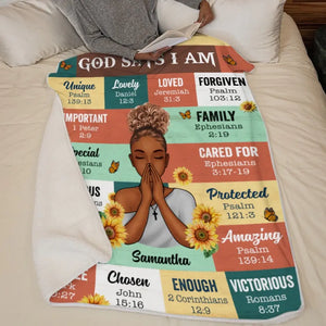 This Is My Cuddling Blanket - Personalized Custom Blanket - Gift For Family Members