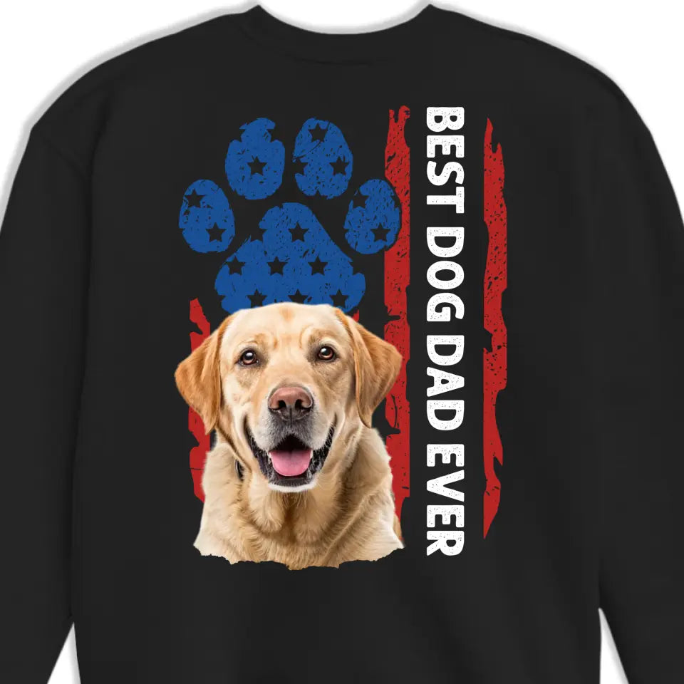 Custom Photo Dog Meet Me Happy - Dog & Cat Personalized Custom Back Printed Unisex T-shirt, Hoodie, Sweatshirt - Gift For Pet Owners, Pet Lovers