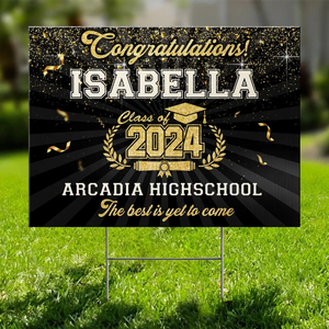 Your Hard Work Has Paid Off - Family Personalized Custom Yard Sign - Graduation Gift For Family Members, Siblings, Brothers, Sisters