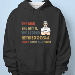 The Myth, The Legend - Personalized Custom Unisex T-shirt, Hoodie, Sweatshirt - Appreciation, Retirement Gift For Coworkers, Work Friends, Colleagues