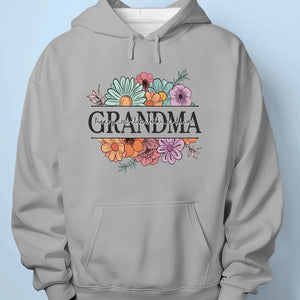 We Are Born Of Love, Love Is Our Grandma - Family Personalized Custom Unisex T-shirt, Hoodie, Sweatshirt - Mother's Day, Gift For Mom, Grandma