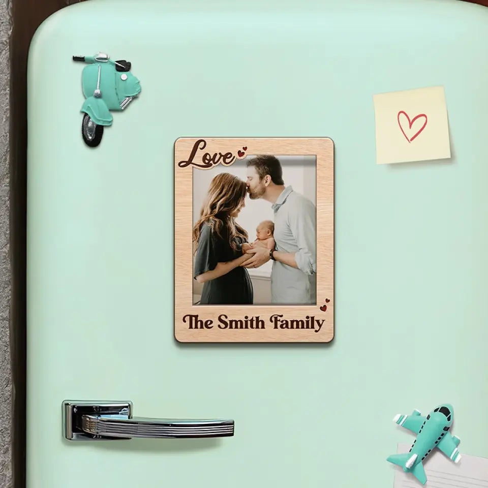 Custom Photo My Beloved Ones - Family Personalized Custom Magnet Photo - Gift For Family Members