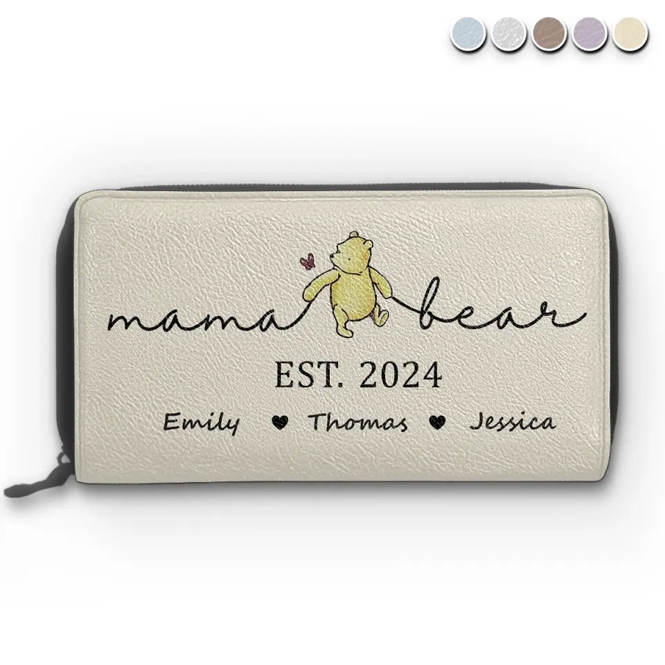 We Have The Best Nana Ever - Family Personalized Custom Leather Long Wallet - Mother's Day, Gift For Mom, Grandma