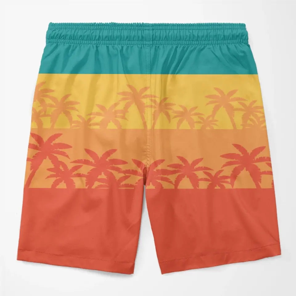 Custom Photo I'm Bae - Funny Personalized Custom Tropical Hawaiian Aloha Couple Beach Shorts - Summer Vacation Gift, Birthday Party Gift For Husband Wife, Anniversary