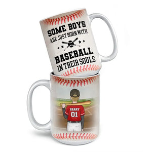 Hone Skills, Unburdened By Wins- Family Personalized Custom Mug - Gift For Family Members, Baseball Players, Baseball Lovers