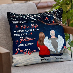 Your Life Was A Blessing, Your Memory A Treasure - Memorial Personalized Custom Pillow - Sympathy Gift For Family Members