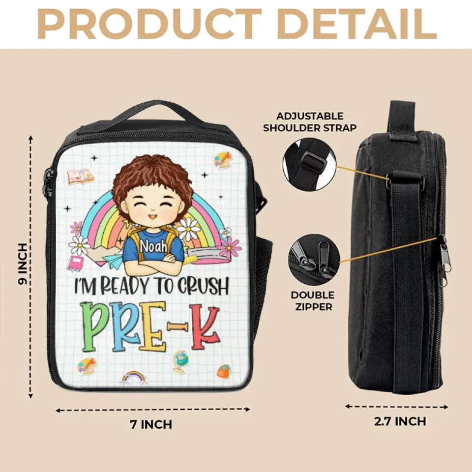 Today Is The First Day Of The Rest Of Your Life - Personalized Custom Lunch Bag - Back To School Gift For Kid