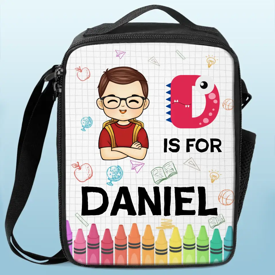 The Beginning Is Always Today - Personalized Custom Lunch Bag - Back To School Gift For Kid