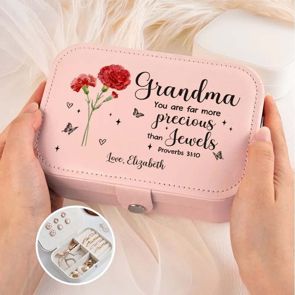 We Have Loved You Our Whole Lives - Family Personalized Custom Jewelry Case - Gift For Mom, Grandma