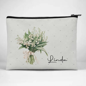 Each Blossom Unfurls In Its Own Splendid Season - Bestie Personalized Custom Cosmetic Bag - Wedding Gift, Bridesmaid Gift For Best Friends, BFF, Sisters