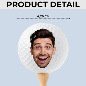 Custom Photo It Takes A Lot Of Balls To Play Like Me - Personalized Custom Golf Ball - Gift For Sport Lovers, Sport Players