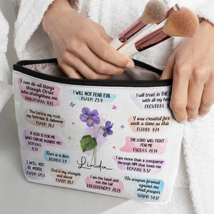 A Cosmetic Bag As Unique As Our Friendship - Bestie Personalized Custom Cosmetic Bag - Wedding Gift, Bridesmaid Gift For Best Friends, BFF, Sisters