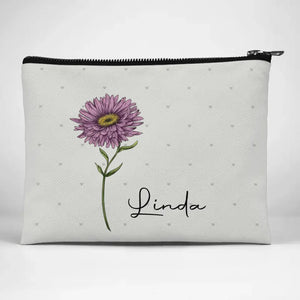 True Friendship Is A Plant Of Slow Growth - Bestie Personalized Custom Cosmetic Bag - Gift For Best Friends, BFF, Sisters