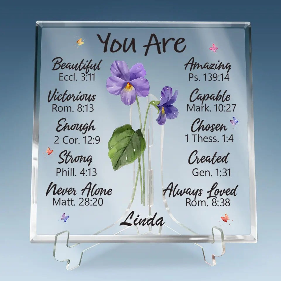 Celebrate The Sisterhood With This Special Gift - Bestie Personalized Custom Square Shaped Acrylic Plaque - Wedding Gift, Bridesmaid Gift For Best Friends, BFF, Sisters