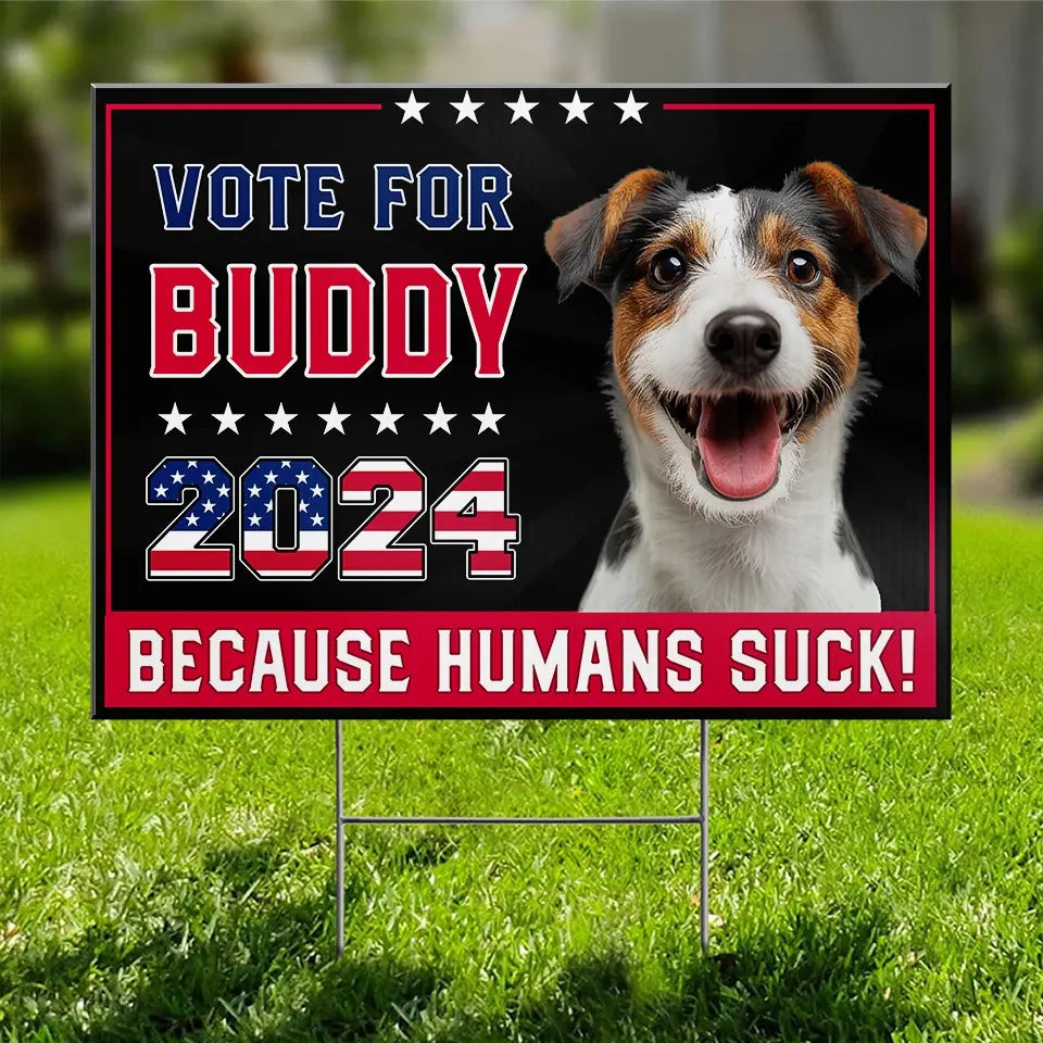 Custom Photo I'm All About That Pet Life - Dog & Cat Personalized Custom Yard Sign - Gift For Pet Owners, Pet Lovers