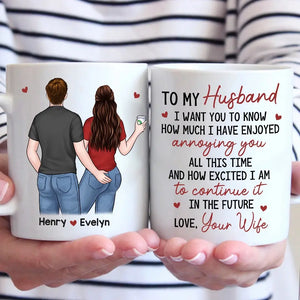 To Love Is To Burn, To Be On Fire - Couple Personalized Custom Mug - Gift For Husband Wife, Anniversary